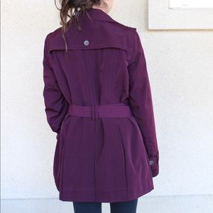 Beautiful maroon pea coat
